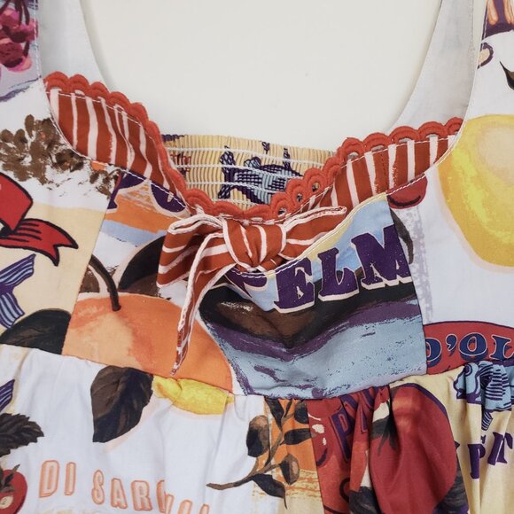 NWT Anthropologie Maeve Bustier Italian Print Mini Dress - Picture 4 of 5